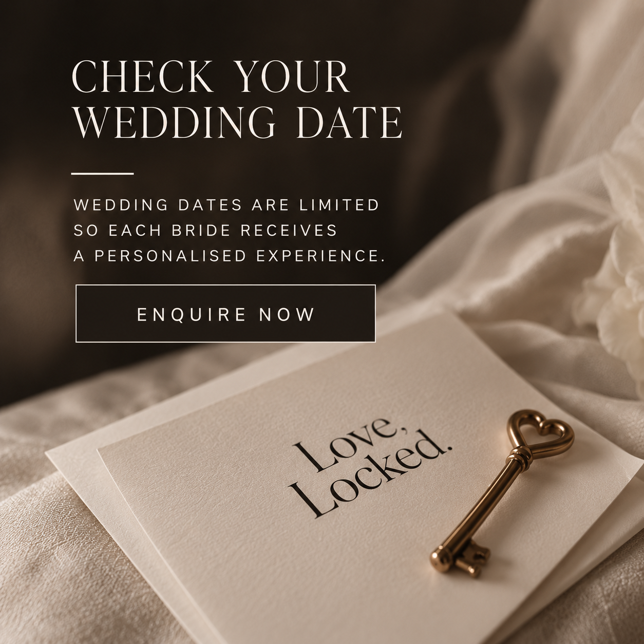 Check your Love Locked wedding hair date